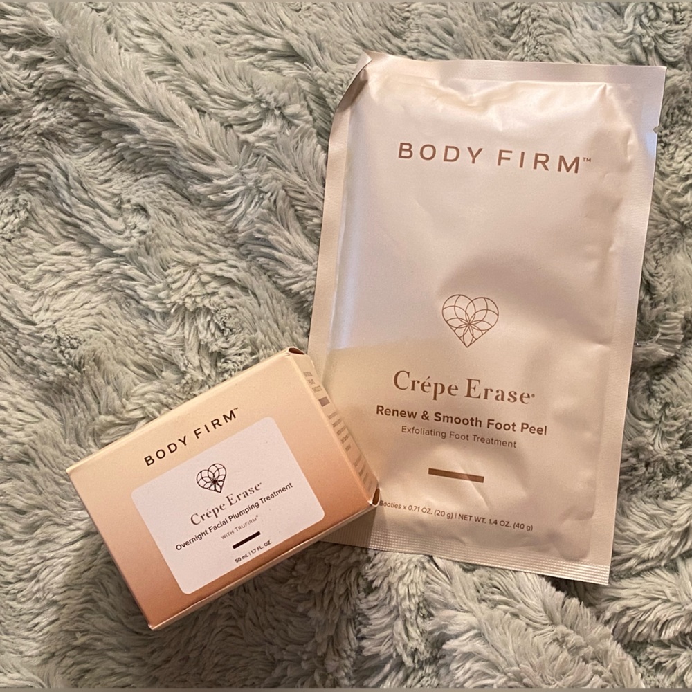 Crepe Erase Body Firm with Bonus foot peeling Booties